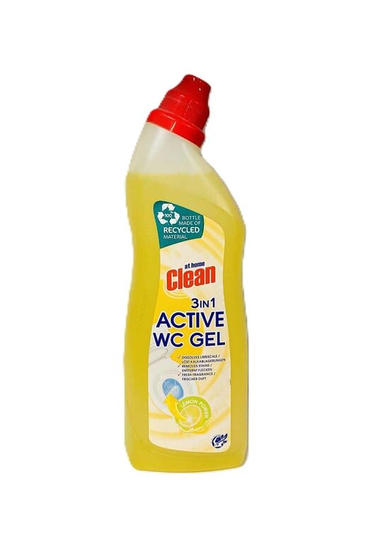 At Home Active Gel tualetes tīrīšanas līdzeklis ar citronu aromātu